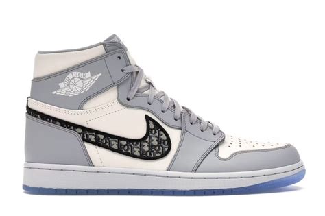 nike 1 retro high dior - gray - hi-top sneakers|jordan 1 retro high Dior.